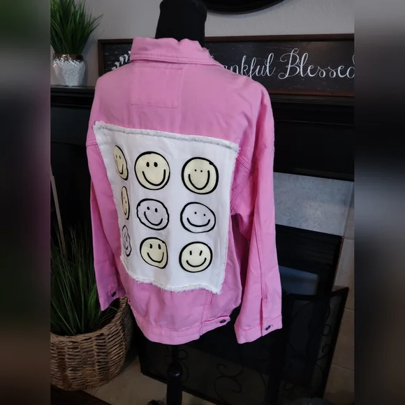 Fantastic Fawn Pink Jean Jacket - Picture 5 of 9